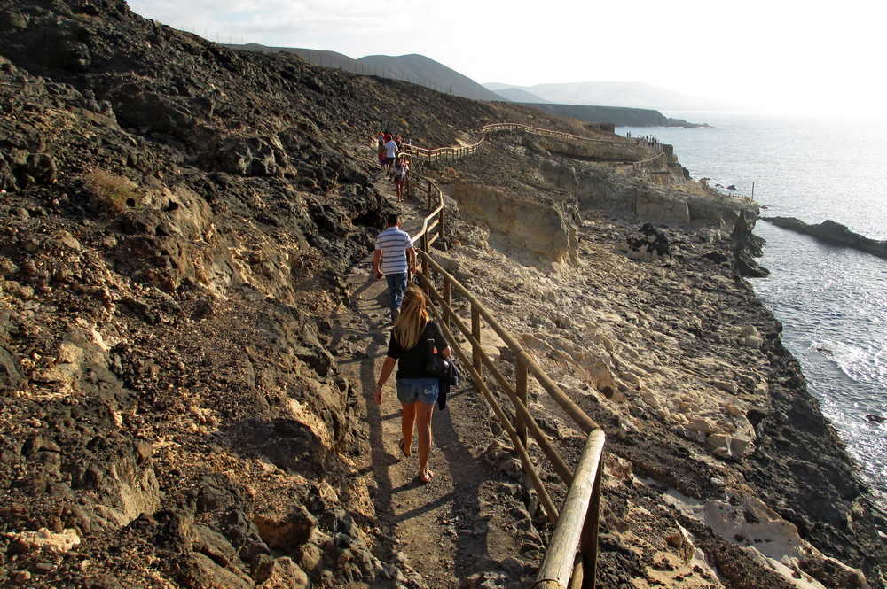 Ajuy Fuerteventura camino panorama cueva