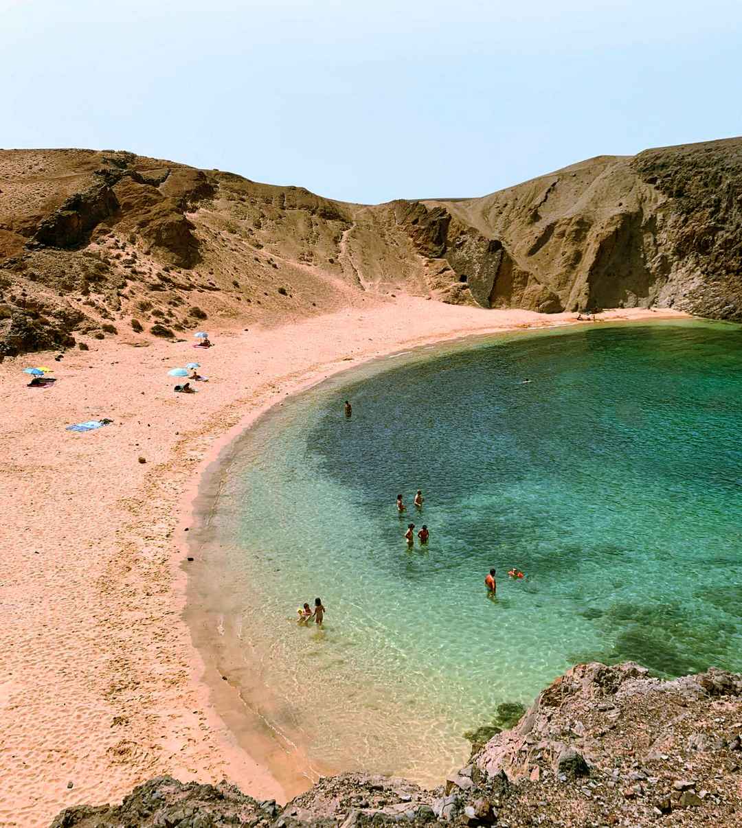 Beach Fuerteventura ocean desert